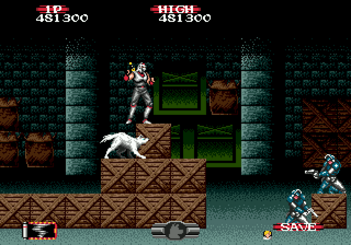 Shadow Dancer screenshot 4 for Sega Mega Drive